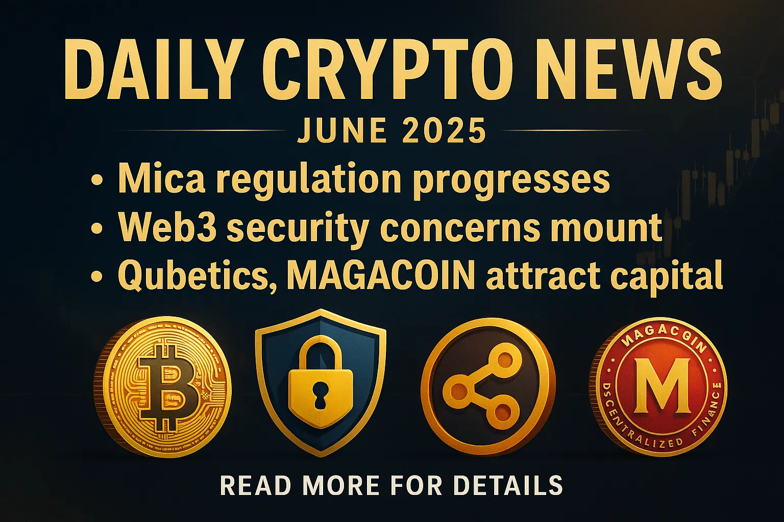 ビットコイン、Web3セキュリティ、新興通貨に関する2025年6月の仮想通貨市場まとめ