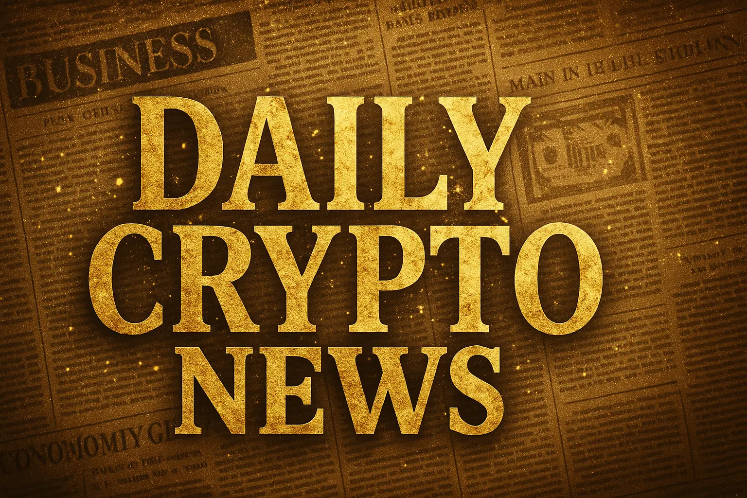 英字新聞を背景にした仮想通貨ニュースのアイキャッチ画像